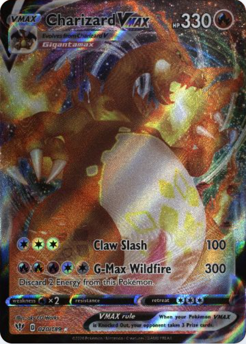 Charizard VMAX card
